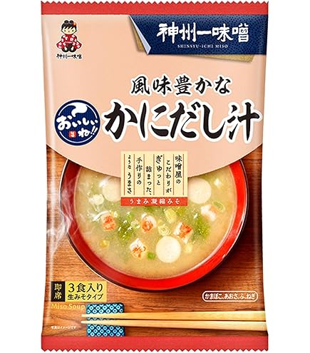 Amazon | 神州一味噌 かに汁20食入り | 神州一味噌 | 味噌汁 通販