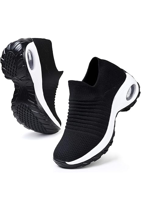 amazon black trainers womens