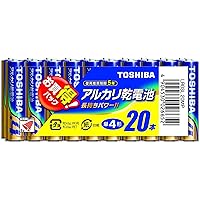 東芝(TOSHIBA) アルカリ乾電池 単4形1パック20本入り LR03L 20MP