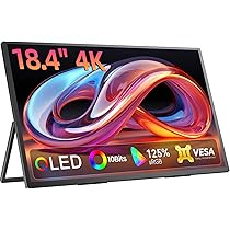 Amazon.co.jp: 4k QLED モバイルモニター Newsoul 18.4インチ大画面