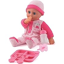 HUSH LITTLE BABY ピンクのベビードール人形 27cm Peterkin Dolls World ピーターキンベビー J520031 J521090