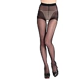 [MOMO SITUATIONS] オープンクロッチパンティストッキング PJL6101 レディース ブラック 日本 O/S (FREE サイズ)