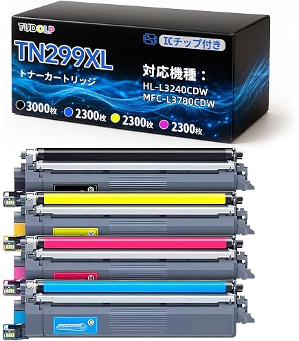 Amazon.co.jp: バウストア ブラザー brother TN299 BK/C/M/Y 4色セット