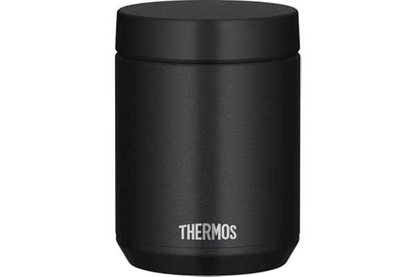 【食洗機対応モデル】 サーモス 真空断熱スープジャー 500ml ブラック 全パーツ食洗機OK 保温保冷 お手入れ簡単 口当たりがやさしい丸口設計 スタンダードモデル JED-500 BK