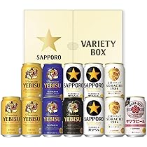 Amazon.co.jp: サッポロ バラエティギフト 6種12本 飲み比べセット