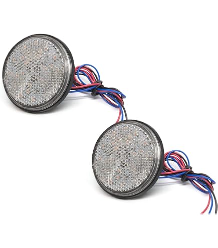 Amazon | トラック用 丸型 LED リフレクター NEO 24V 丸型反射板