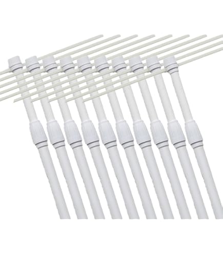 Amazon.co.jp: 【20本セット】のぼり用ポール 3m 2段伸縮式 青