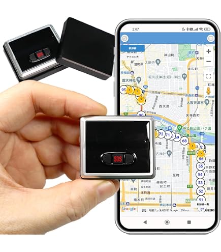 Amazon.co.jp: GPS 発信機 小型 SIM付き 90日使い放題 10000mAh