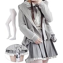 Amazon.co.jp: [JIURUN] 制服 ワンピース ロリータ コスプレ 女子高生  