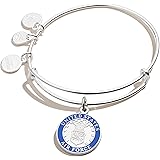 Alex and Ani Collaborations Expandable Bangle for Women, United States Armed Forces Charm, Shiny Finish, 2 to 3.5 in