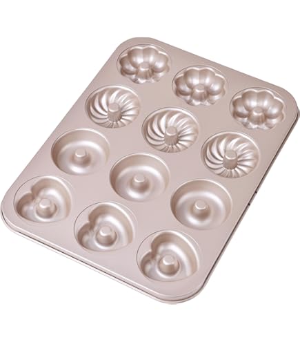 Amazon.co.jp: アズワン シリコン加工 カステラドーナツ型 天板(12ヶ取