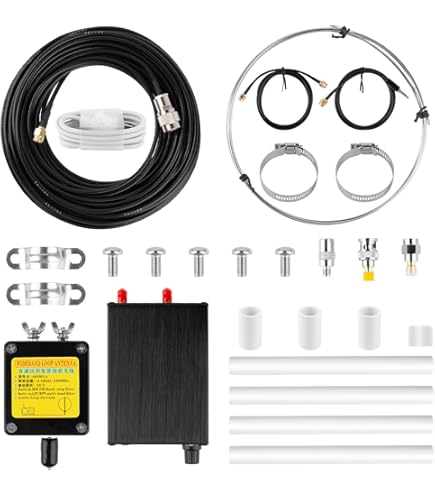 CHELEGANCE GA-450 Antenne HF loop active d'intérieur 0.5-30 MHz pour SDR