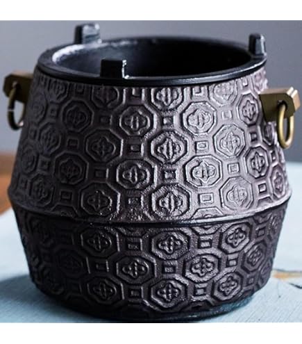 Amazon.co.jp: 陶器 涼炉 りょうろ 茶炉 土風炉 煎茶道具 焜炉 冷炉