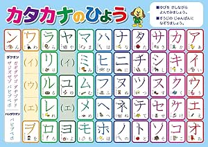 Amazon Co Jp カタカナ 学習ポスター A3サイズ 4 297mm 日本製 知育玩具 A3 ポスター 学習ポスター 文房具 オフィス用品