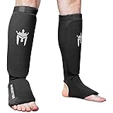 MMA キックボクシング 正規品 Meister レガース エラスティックパッド レッグガード（ペア)