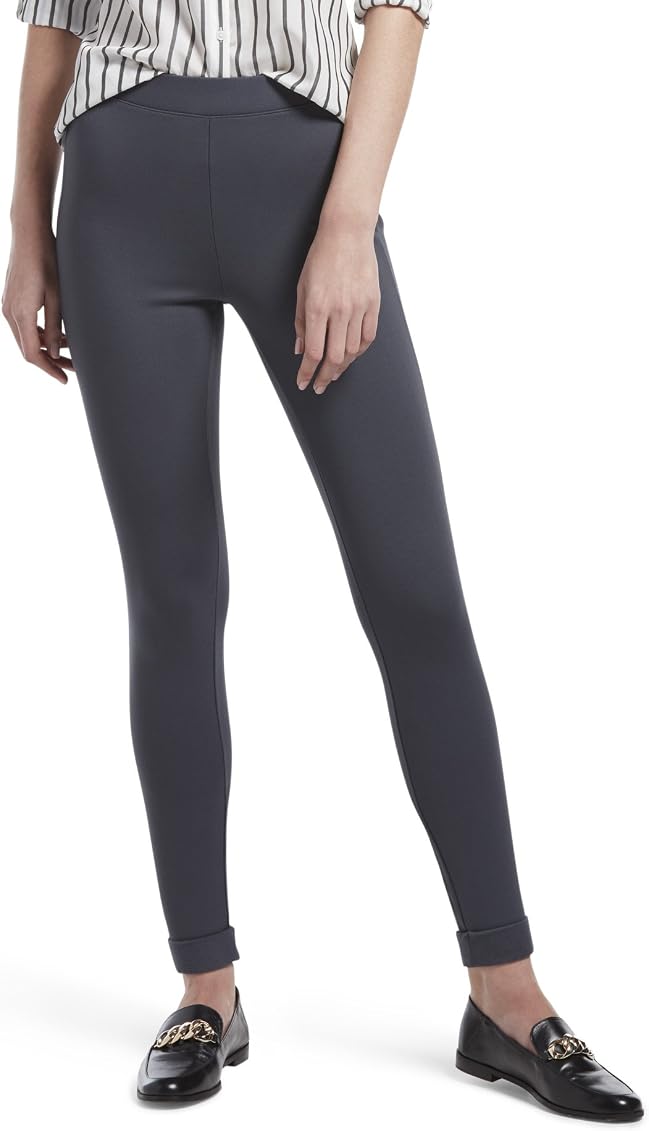Fleece Lined High Waist Ponte Legging 