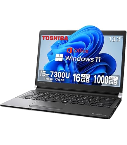美品ノートパソコンTOSHIBA dynabook R73/Kメモリ新品16GB Amazon.co.jp: 【整備済み品】 『大容量メモリ:16GB搭載』東芝 薄型