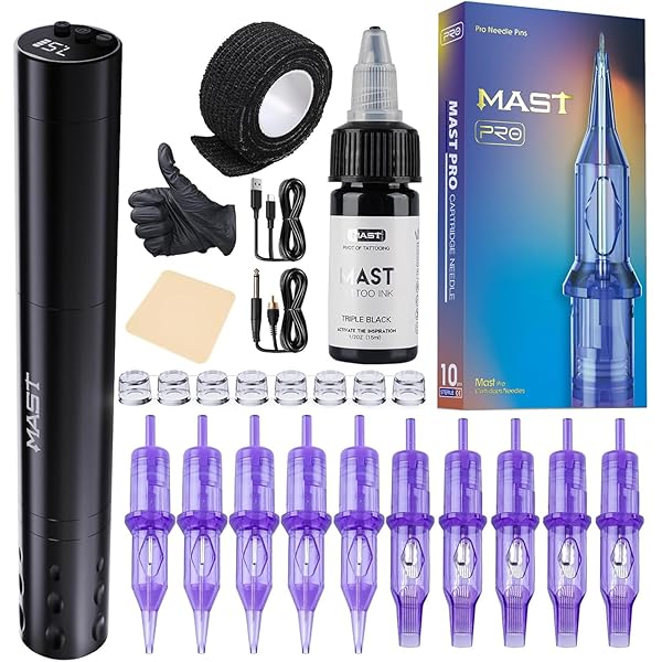 Amazon | Mast P20 ワイヤレス タトゥー ペン マシン ロータリー
