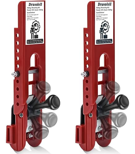 Malco SGA Adjustable Siding Gauge (2-Pack) – 4-8 Inch Reveal, 5/16-5/8 Inch Clamp, For Fiber Cement & LP Siding