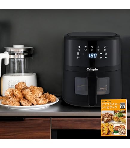 Amazon.co.jp: AQielev ノンフライヤー 4.5L エアフライヤー 【2026年