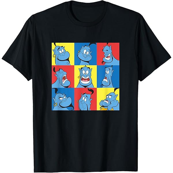アラジン　ジーニー　tシャツ　ディズニー Amazon | ディズニー アラジン ジーニー 異なる表情 チェスト