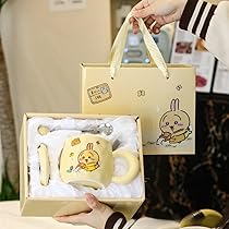Amazon.co.jp: Benjiu ちいかわ カップ 3点セット 蓋つき
