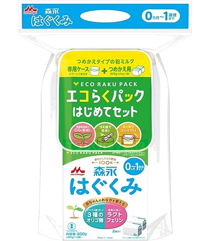 はぐくみ エコらくパック800g✖️6 スティック10本✖️4 楽天市場】森永 はぐくみ エコらくパック つめかえ用 10箱 【送料無料