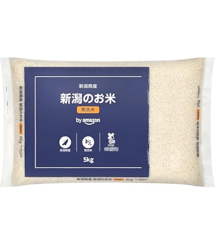 Amazon.co.jp: by Amazon 会津産 コシヒカリ 無洗米 5kg 令和7年産