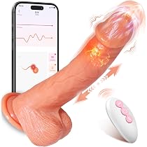 Thrusting Dildo Realistic Vibrating Dildo - Silicone Vibrator Fake ...