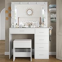 Amazon.co.jp: Yanosaku 94cm 幅ドレッサー コンセント付き