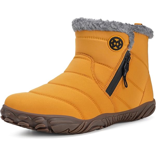 Amazon | ROCKMARK メンズ 冬用スノーブーツ アウトドア 暖かい ミッド