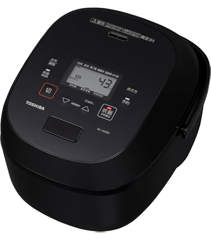 TOSHIBA IH炊飯器 RC-10VSR Amazon | TOSHIBA 真空圧力IHジャー炊飯器 炎