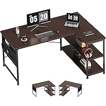 L字型デスク パソコンデスク 幅120cゲーミングコーナーデスクラック付収納 楽天市場】Bestier l字デスク 幅120cm ゲーミングデスク