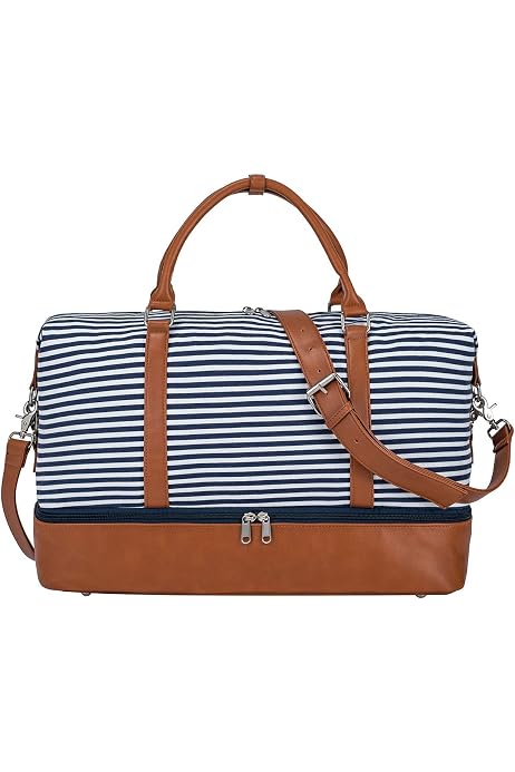Canvas Weekend Travel Bag for Women 