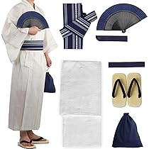 Amazon | [TOuWA] 浴衣セット メンズ 7点セット (男性浴衣