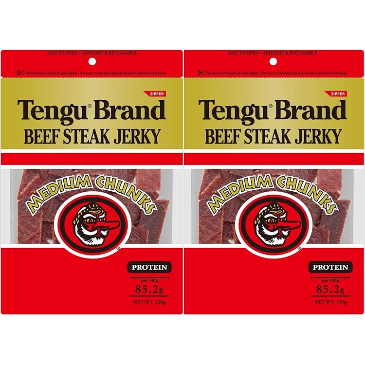 Amazon.co.jp: Tengu Beef Steak Jerky, Regular 3.3 oz (93 g) : Food