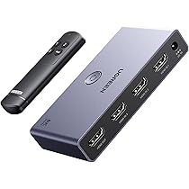 Amazon | UGREEN HDMI 切り替え器 3入力1出力 8K@60Hz/4K@120Hz HDMI