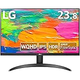 【Amazon.co.jp 限定】LG フレームレス モニター ディスプレイ 24QP500-B 23.8インチ/WQHD(2560×1440) / IPS非光沢/HDR / 75Hz / FreeSync対応/HDMI×2、DisplayPort 