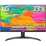 【Amazon.co.jp 限定】LG フレームレス モニター ディスプレイ 24QP500-B 23.8インチ/WQHD(2560×1440) / IPS非光沢/HDR / 75Hz / FreeSync対応/HDMI×2、DisplayPort 