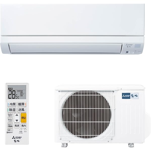 Amazon | 三菱電機(MITSUBISHI ELECTRIC) エアコン 6畳 MSZ-JXV2225-W