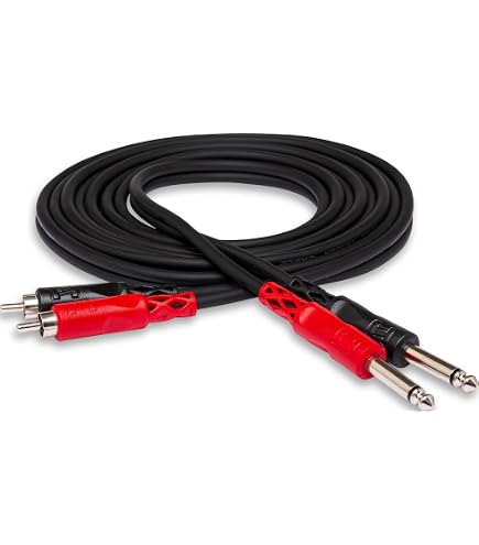 Amazon | MOGAMI【2534 黒】TSフォン-RCAピン 1m 2本ペア【金メッキ