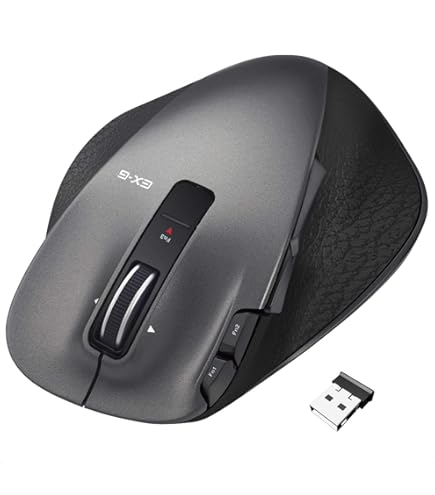 Amazon.co.jp: エレコム ワイヤレスマウス 静音 ULTIMATE LASER 握りの