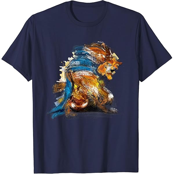 Amazon | ディズニー 美女と野獣 ベルと野獣のシルエット Tシャツ | T