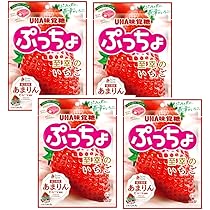 Amazon.co.jp: 味覚糖 ぷっちょ袋 至幸のいちご 67g×4袋 : 食品・飲料
