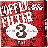 カリタ Kalita コーヒーフィルター 丸ロシ 3 (100枚)