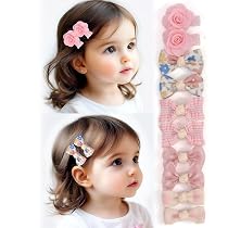 Amazon.co.jp: BIANHUAN ベビー ヘアクリップ 10本セット : ベビー