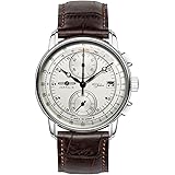 [ツェッペリン] 腕時計 Special Edition 100 Years 100周年記念 シルバー 文字盤 ステンレススチール クォーツ Quartz 41.5MM ドイツ Watch 8670-1 メンズ ブラウン [並行輸入品]