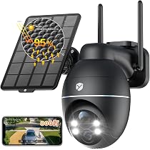 Amazon.co.jp: YESKAMOO 防犯カメラ 屋外 ソーラー ワイヤレス 800万