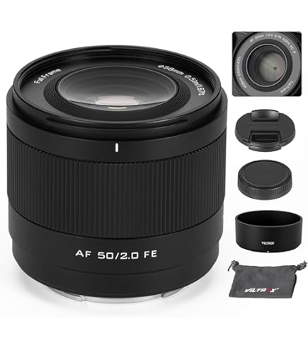 【未使用に近い】VILTROX 50mm f2.0 FE E-Mount レンズ 31BlLQEHnqL.jpg