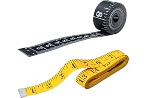 Tape Measure Sewing Body Measurement - Tailor Dressmaker Flexible Durable Fiberglass Ruler for Medical Home Art Craft Fabric 